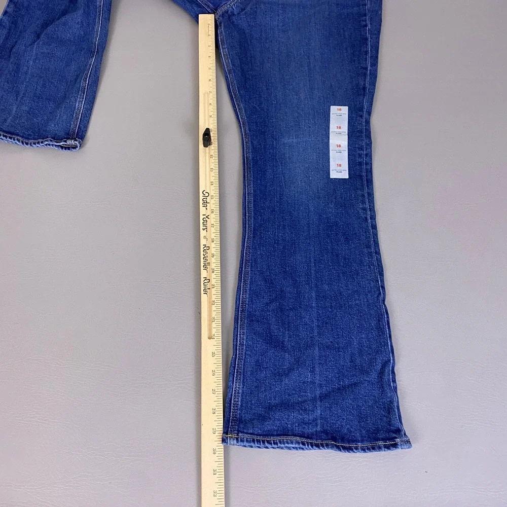 Old Navy Jeans Women's Size 18 Extra High-Rise Flare Dark Wash Blue New NWT